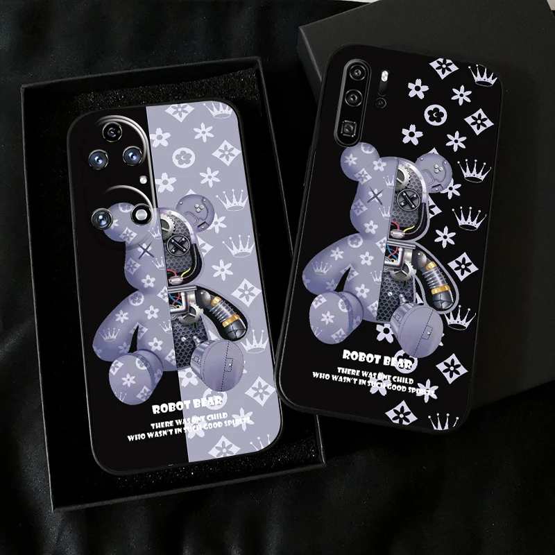 Luxury Trend Fashion Bear Phone Case For Huawei P50 P40 P30 P20 Pro Lite 5G For Huawei P Smart Z 2021 Silicone Cover Back Soft
Luxury Trend Fashion Bear Phone Case For Huawei P50 P40 P30 P20 Pro Lite 5G For Huawei P Smart Z 2021 Silicone Cover Back Soft