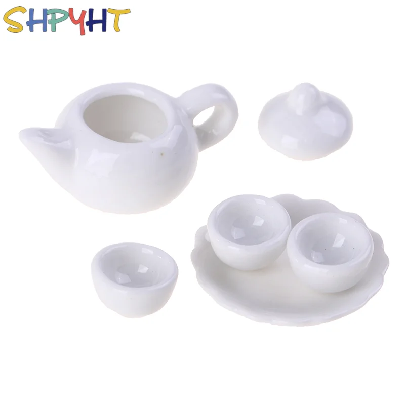 New 1:12 Dollhouse Miniature Tea Set Teapot+Tray+3 Tea Bowls Dining/ Teapot+4 Tea Bowls Ware Decor Toy
New 1:12 Dollhouse Miniature Tea Set Teapot+Tray+3 Tea Bowls Dining/ Teapot+4 Tea Bowls Ware Decor Toy