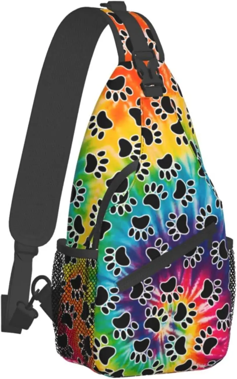 Rainbow Dog Paw Print Chest Bags Crossbody Sling Backpack Travel Hiking Daypack Crossbody Shoulder Bag For Women Men
Rainbow Dog Paw Print Chest Bags Crossbody Sling Backpack Travel Hiking Daypack Crossbody Shoulder Bag For Women Men