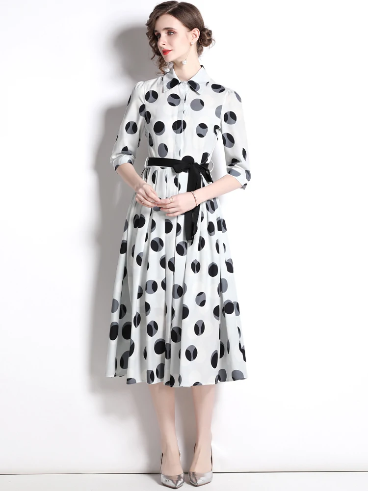 White Polka Dot Dresses for Women 2023 Spring Summer Vestidos Para Mujer Print Holiday Casual Robe Vintage Runway Designer
White Polka Dot Dresses for Women 2023 Spring Summer Vestidos Para Mujer Print Holiday Casual Robe Vintage Runway Designer