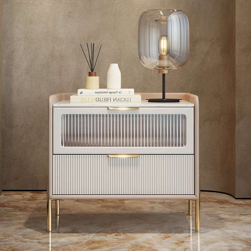 Bedside table modern light luxury style solid wood Italian simple storage ultra-narrow bed leather smart side cabinet bedroom
Bedside table modern light luxury style solid wood Italian simple storage ultra-narrow bed leather smart side cabinet bedroom