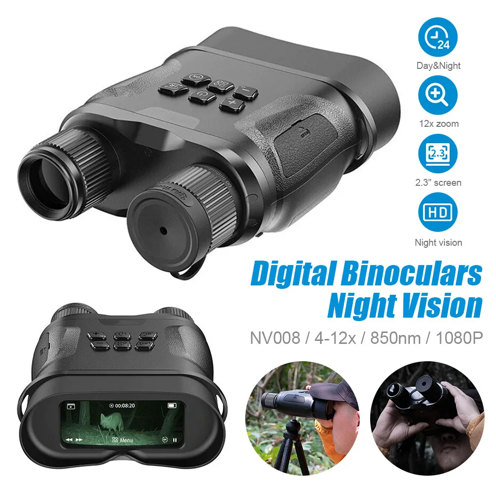 HD 12xZoom Digital Binoculars Night Vision Goggles Video Photo Recorder w/ 2.3" Screen Hunting Telescope Night Vision Binoculars
HD 12xZoom Digital Binoculars Night Vision Goggles Video Photo Recorder w/ 2.3" Screen Hunting Telescope Night Vision Binoculars