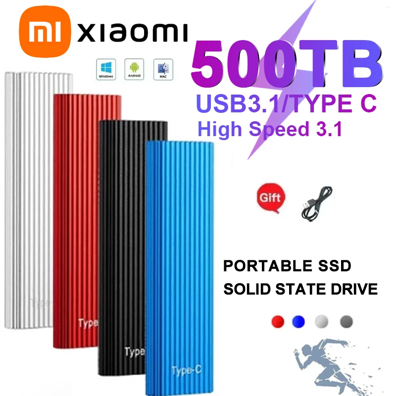 NEW Xiaomi Mijia 100% Original 256TB Portable SSD Hard Drive 1TB External SSD Hard Drive Type C USB3.1 Hard Disk USB Flash Drive
NEW Xiaomi Mijia 100% Original 256TB Portable SSD Hard Drive 1TB External SSD Hard Drive Type C USB3.1 Hard Disk USB Flash Drive
