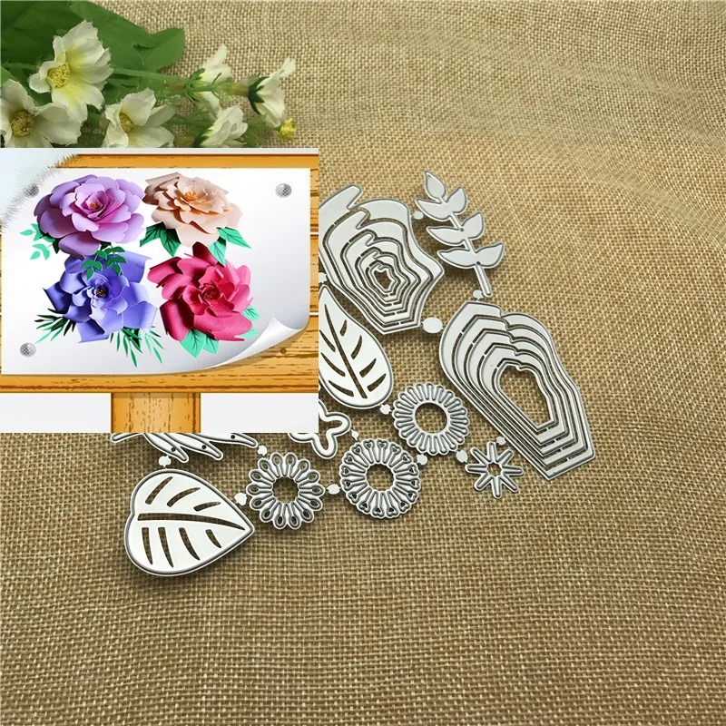 Lace Flower Metal cutting dies mold Round hole label tag Scrapbook paper craft knife mould blade punch stencils dies
Lace Flower Metal cutting dies mold Round hole label tag Scrapbook paper craft knife mould blade punch stencils dies