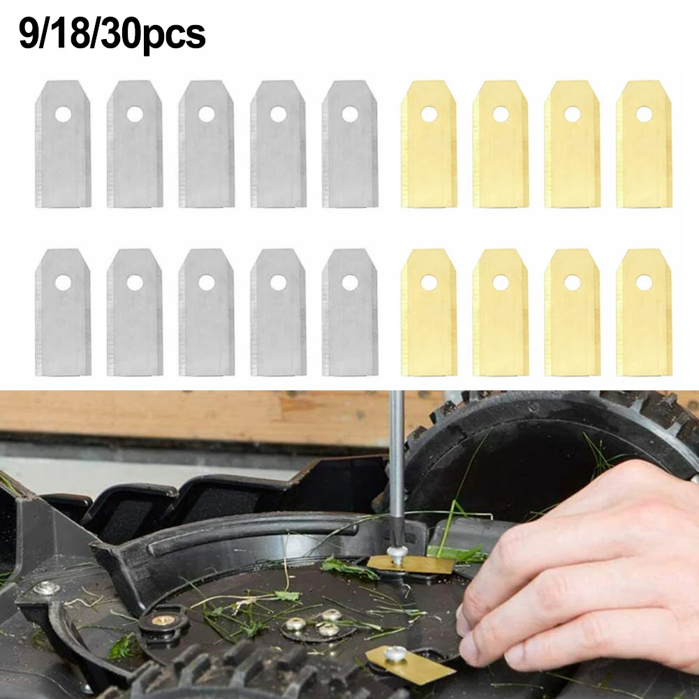 9/18/30pcs Replacement Blades Lawn Mower Blade 43mm Long For Robotic Lawnmower Set Garden Tool Accessories
9/18/30pcs Replacement Blades Lawn Mower Blade 43mm Long For Robotic Lawnmower Set Garden Tool Accessories