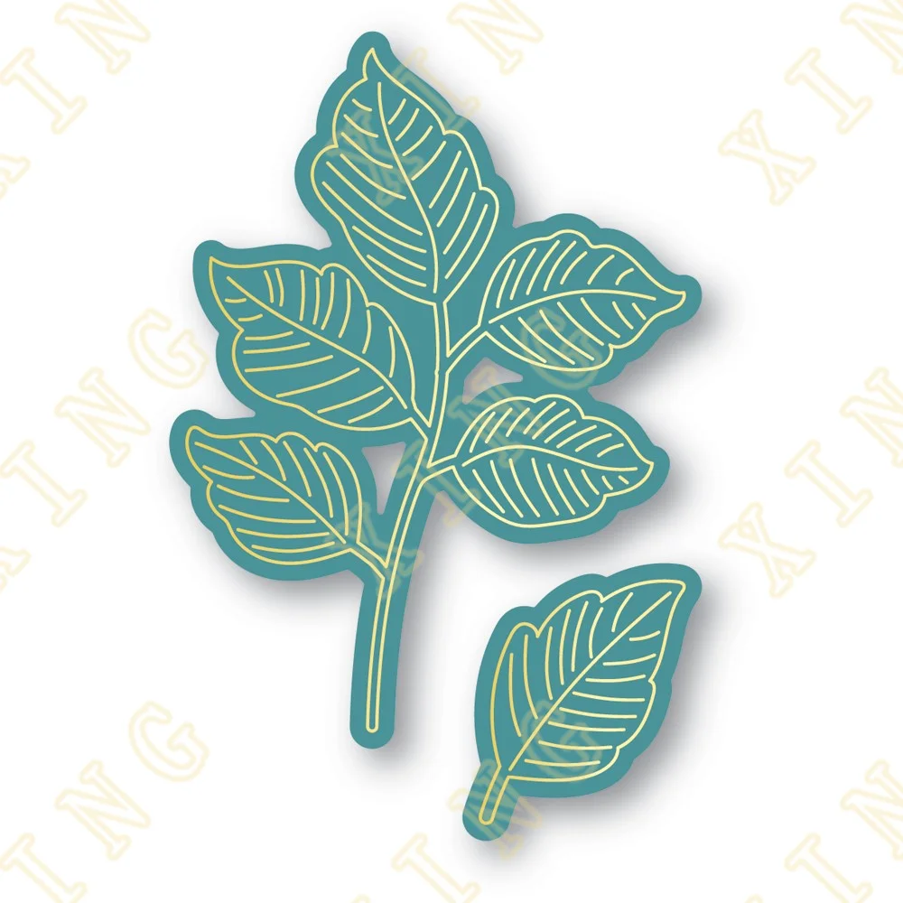 Exquisite Leaves New Metal Cutting Dies Hot Foil Plate Scrapbook Diary Decoration Embossing Template Diy Greeting Card Handmade 
Exquisite Leaves New Metal Cutting Dies Hot Foil Plate Scrapbook Diary Decoration Embossing Template Diy Greeting Card Handmade