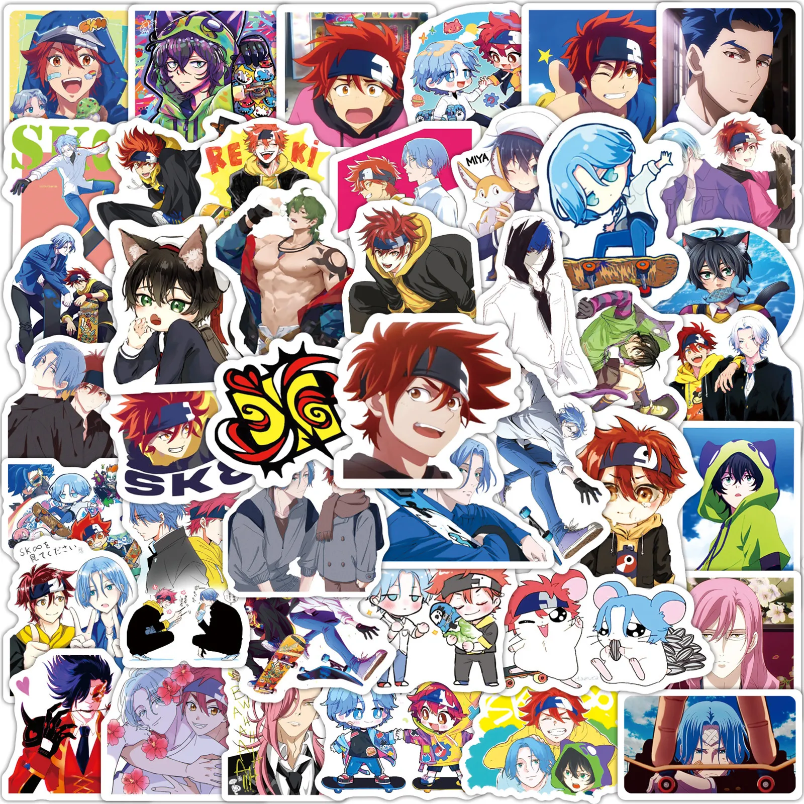10/30/50/100pcs SK8 the Infinity Anime Cartoon Graffiti Stickers Laptop Luggage Car Phone DIY Waterproof Sticker Kids Toy
10/30/50/100pcs SK8 the Infinity Anime Cartoon Graffiti Stickers Laptop Luggage Car Phone DIY Waterproof Sticker Kids Toy