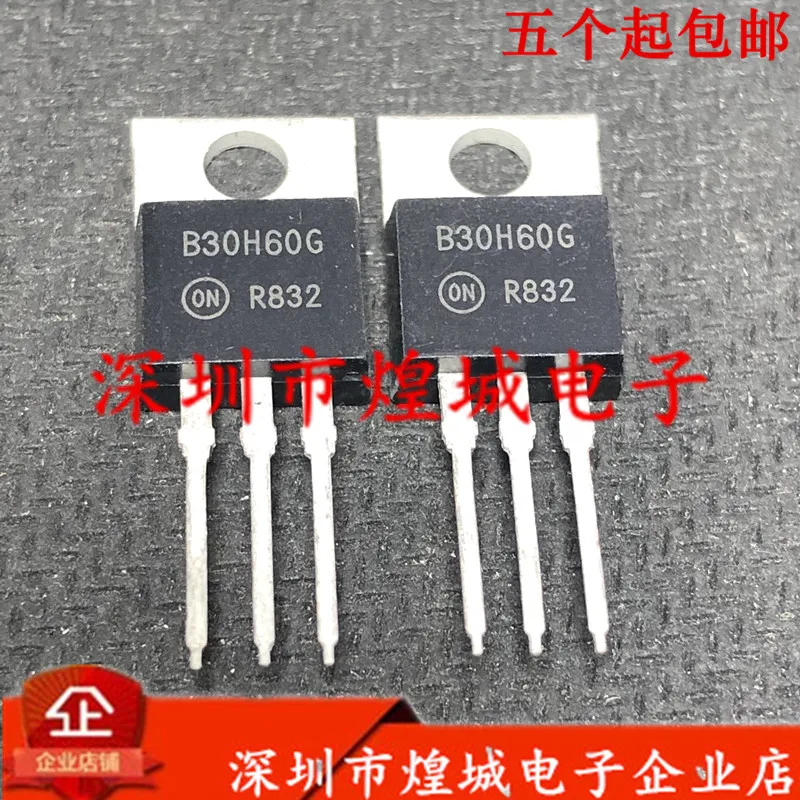 10 шт. MBR30H60CTG B30H60G TO-220 60 в 30A
10 шт. MBR30H60CTG B30H60G TO-220 60 в 30A