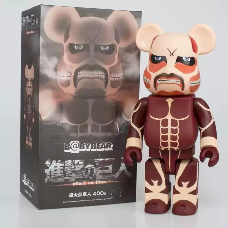 Bearbrick 400% Vinyl Attack on Giant BE@RBRICK 28cm Desktop Collection Ornament Gifts Giant Color Box Toy Figure
Bearbrick 400% Vinyl Attack on Giant BE@RBRICK 28cm Desktop Collection Ornament Gifts Giant Color Box Toy Figure