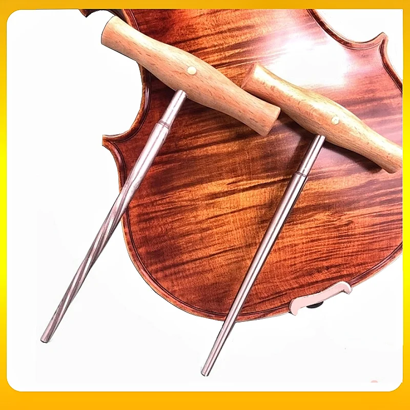 

3/4 4/4 Расширитель отверстий для скрипки и альта 1:30 коническая деревянная ручка спиральный/прямой расширитель из быстрорежущей стали Инструменты для ремонта скрипки и шеи