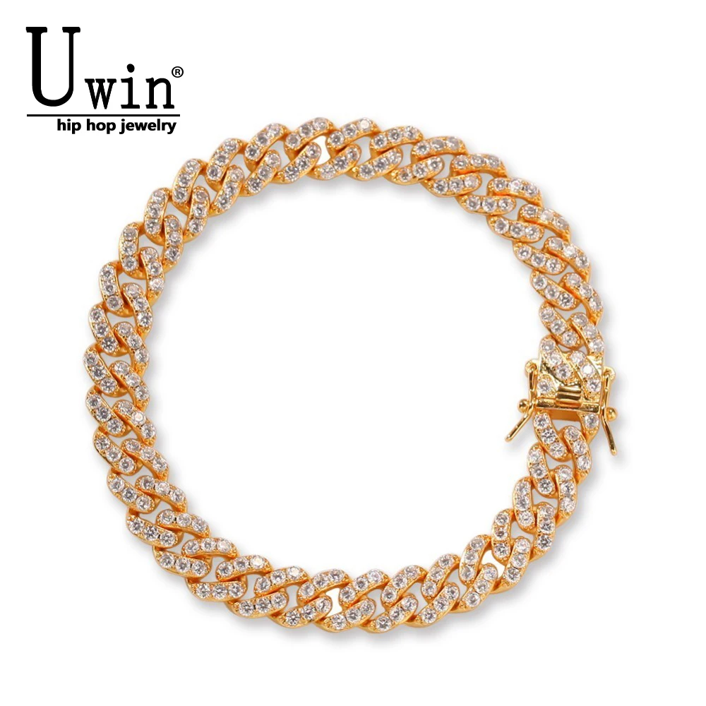 Браслет UWIN из кубинской цепи, украшение в стиле хип-хоп с цирконом, украшение в стиле панк, 9 мм
Браслет UWIN из кубинской цепи, украшение в стиле хип-хоп с цирконом, украшение в стиле панк, 9 мм