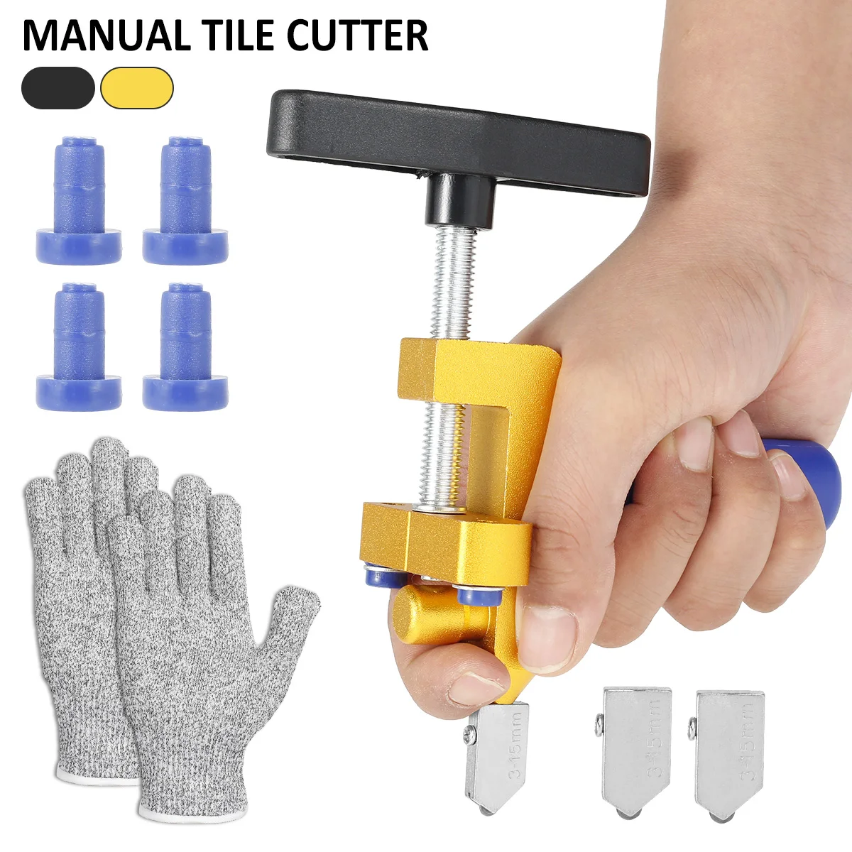 Tile Cutter 2 In 1 Manual Glass Tile Cutting Hand Tool Ergonomic Labor Saving Mirror Cutting Tool Kit With 2 Blade For Home
Tile Cutter 2 In 1 Manual Glass Tile Cutting Hand Tool Ergonomic Labor Saving Mirror Cutting Tool Kit With 2 Blade For Home