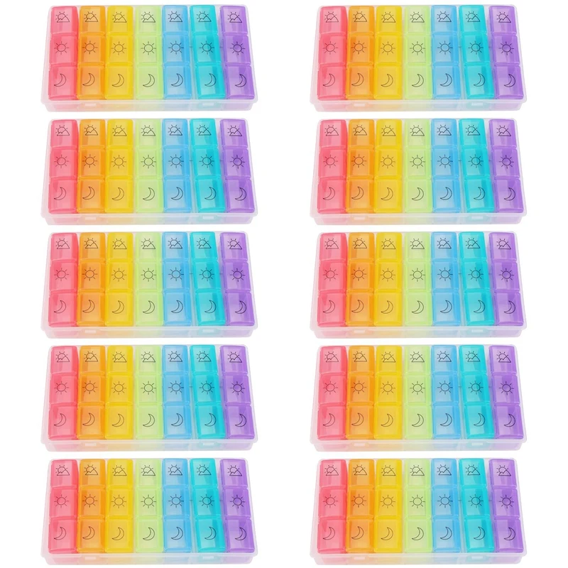 Недельный органайзер для таблеток, 10 шт. (3-ими-a-день), коробка для таблеток на 7 дней, портативный дорожный Чехол для таблеток по рецепту и лекарственным препаратам
Недельный органайзер для таблеток, 10 шт. (3-ими-a-день), коробка для таблеток на 7 дней, портативный дорожный Чехол для таблеток по рецепту и лекарственным препаратам