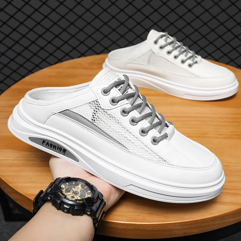 2022 New Trend Man Casual Sneakers Popular Half slippers for Men Breathable Mens Casual Footwear Anti Slip Walking Shoes Men
2022 New Trend Man Casual Sneakers Popular Half slippers for Men Breathable Mens Casual Footwear Anti Slip Walking Shoes Men