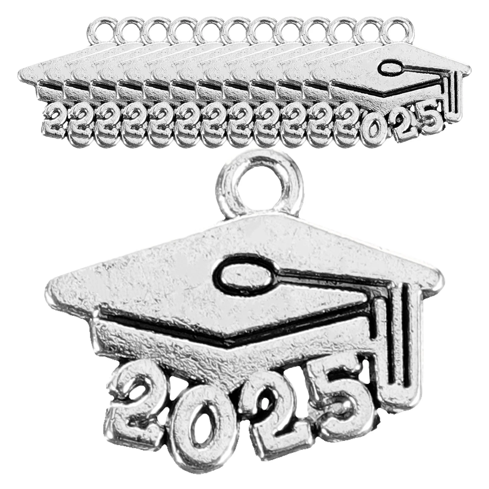 20 Pcs 2025 Doctor's Cap Hanger Tassel Earrings Graduation Charms Necklace Bracelet Pendants Alloy Making Supplies
20 Pcs 2025 Doctor's Cap Hanger Tassel Earrings Graduation Charms Necklace Bracelet Pendants Alloy Making Supplies