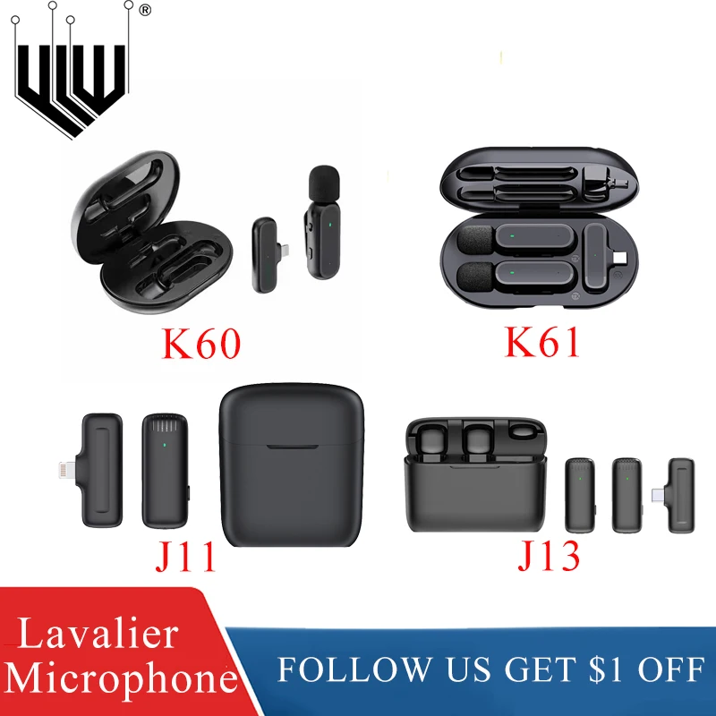 Wireless Lavalier Microphone Kit With Charging Box Audio Video Recording Mic For iPhone Android Live Broadcast Gaming Microfono
Wireless Lavalier Microphone Kit With Charging Box Audio Video Recording Mic For iPhone Android Live Broadcast Gaming Microfono