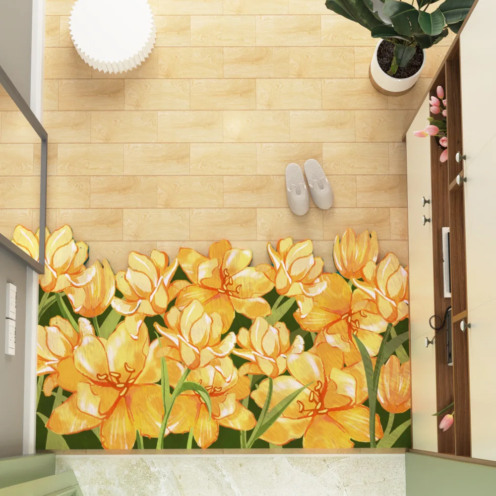 Door Entrance Carpet Floor Foot Mat Non-slip Washable Cuttable Rug Floral Flower Plant Living Room Bedroom Balcony Decoration
Door Entrance Carpet Floor Foot Mat Non-slip Washable Cuttable Rug Floral Flower Plant Living Room Bedroom Balcony Decoration