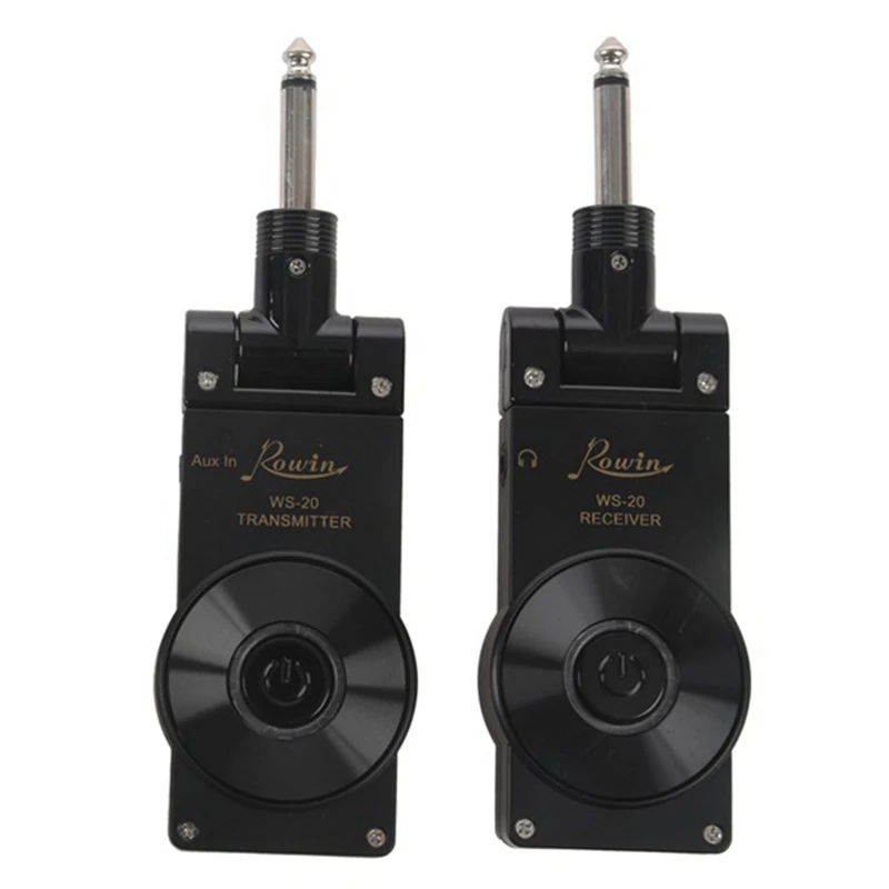 Rowin WS-20 Wireless Guitar System Transmitte Receive Digital Transmitter for Electric Guitar Bass Violin
Rowin WS-20 Wireless Guitar System Transmitte Receive Digital Transmitter for Electric Guitar Bass Violin