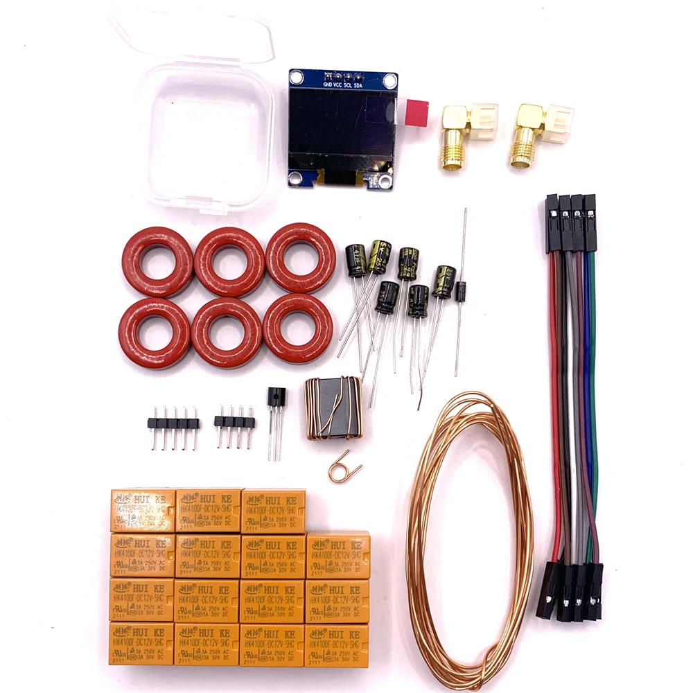 ATU-100 PCB Kits 1.8-50MHz Automatic Antenna Tuner +OLED Firmware Programmed Radio Amateur Microwave Amplifiers
ATU-100 PCB Kits 1.8-50MHz Automatic Antenna Tuner +OLED Firmware Programmed Radio Amateur Microwave Amplifiers