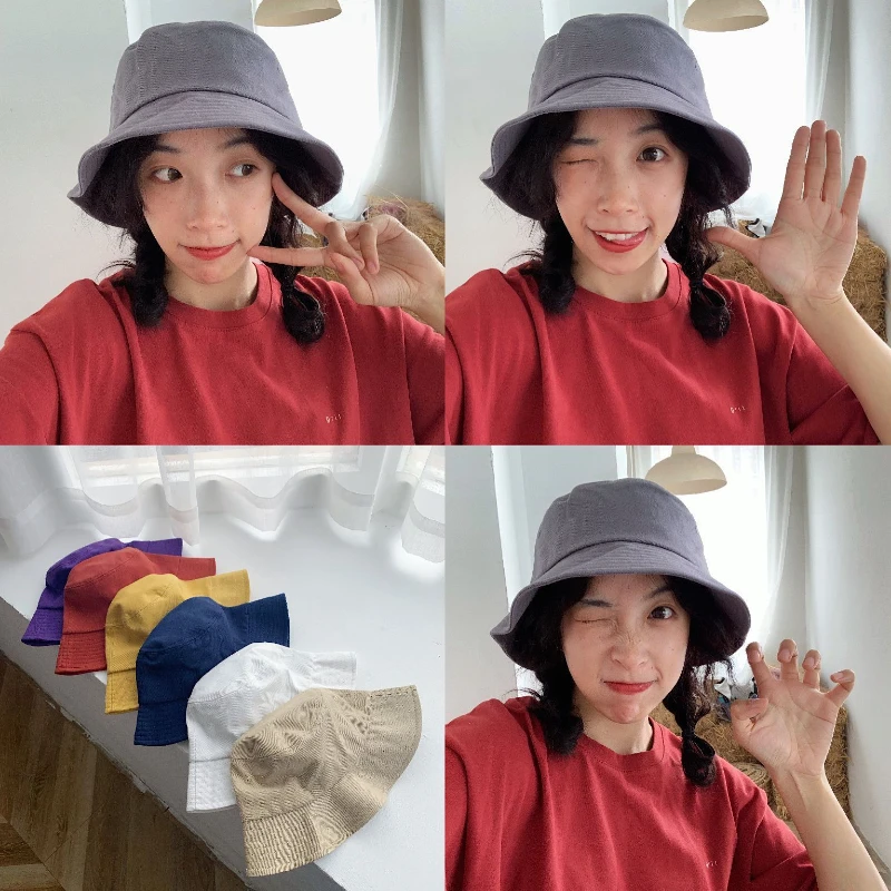 Solid Color Fisherman Hat Simple Trend Hat Men Women Fashionable Full Matching Sunshade Sunscreen One-size Women Hat
Solid Color Fisherman Hat Simple Trend Hat Men Women Fashionable Full Matching Sunshade Sunscreen One-size Women Hat