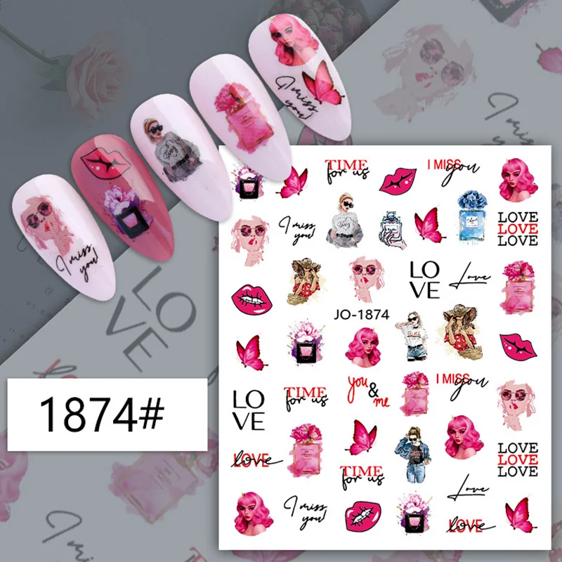 Fashion girl sticker for summer season butterfly tree beach kiss pattern DIY manicure foil slider nail adhesive YJ115 
Fashion girl sticker for summer season butterfly tree beach kiss pattern DIY manicure foil slider nail adhesive YJ115