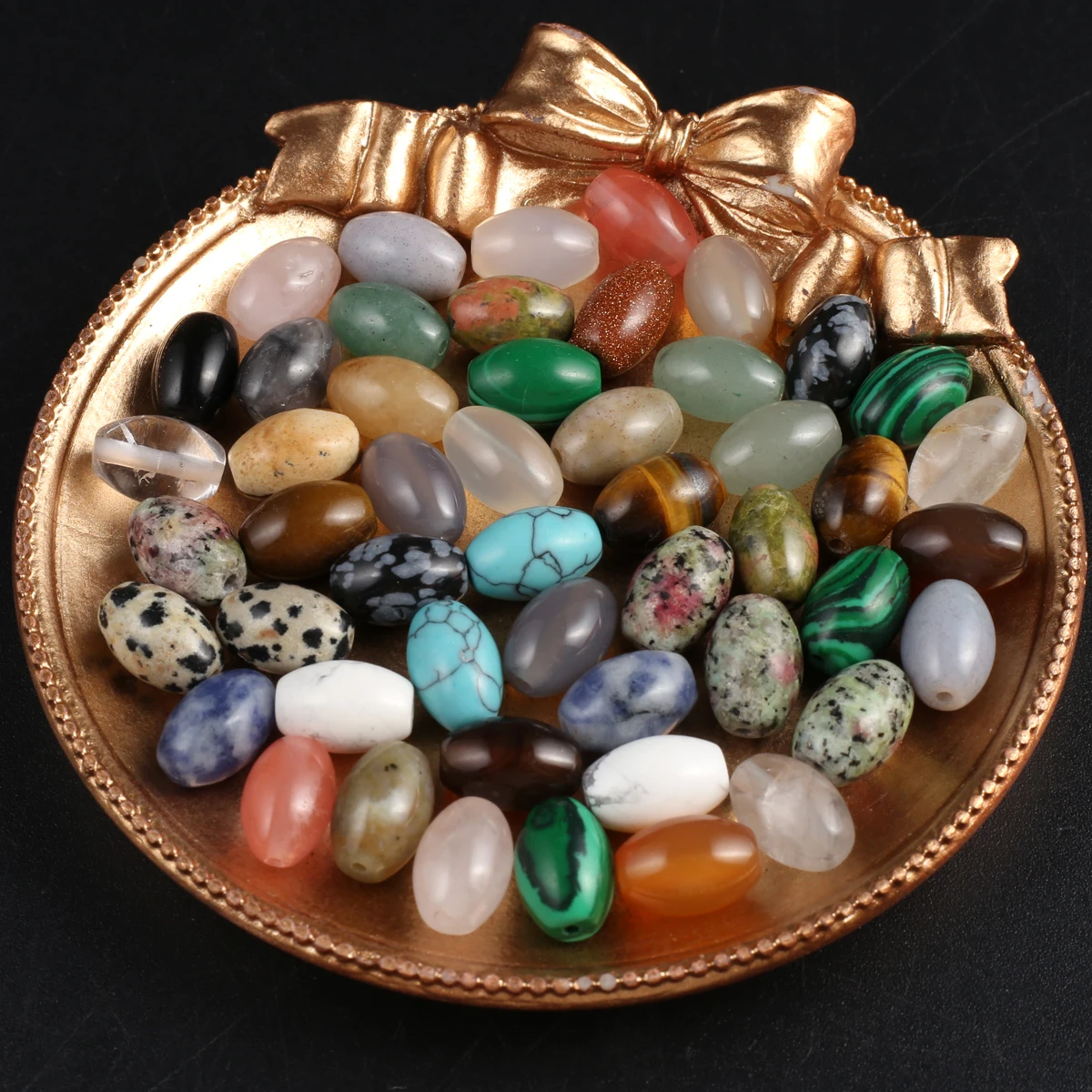 40PCS Wholesale Oval Loose Spacing Natural Stone Vertical Hole Beaded Pendant Jewelry Making DIY Necklace Earrings Accessories
40PCS Wholesale Oval Loose Spacing Natural Stone Vertical Hole Beaded Pendant Jewelry Making DIY Necklace Earrings Accessories