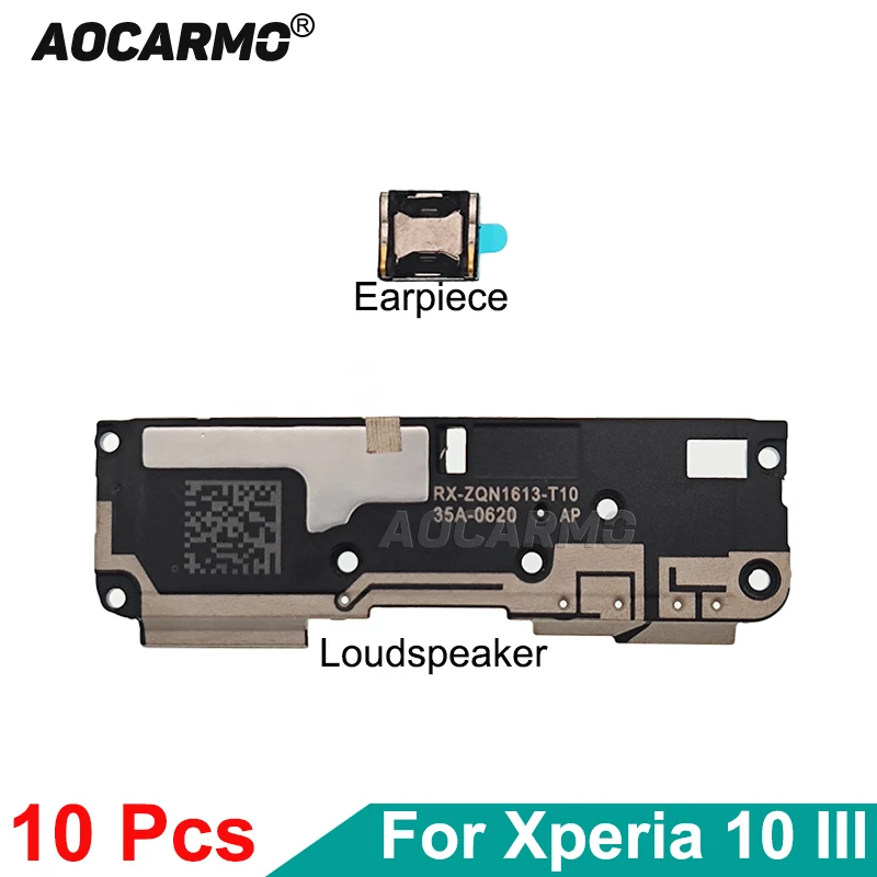 Aocarmo 10Pcs For Sony Xperia 10 III Mark3 X10III Top Ear Speaker Earpiece Receiver Earphone With Adhesive Bottom Loudspeaker
Aocarmo 10Pcs For Sony Xperia 10 III Mark3 X10III Top Ear Speaker Earpiece Receiver Earphone With Adhesive Bottom Loudspeaker