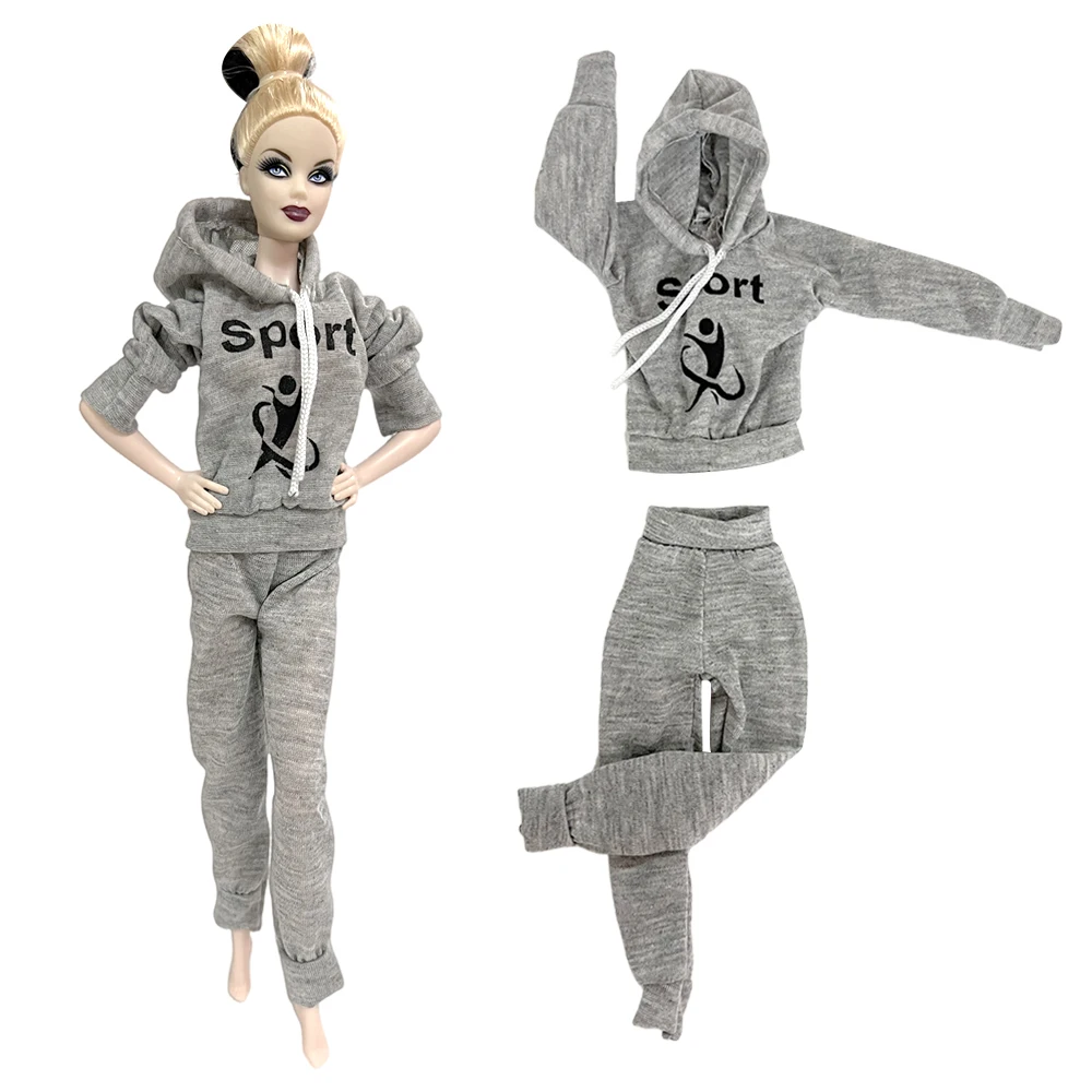 NK Official 1 Set Grey Running Outfit Sports Wear Yoga Gym Suit Fashion Clothes for Barbie Doll Dollhouse Accessories DIY Toys
NK Official 1 Set Grey Running Outfit Sports Wear Yoga Gym Suit Fashion Clothes for Barbie Doll Dollhouse Accessories DIY Toys