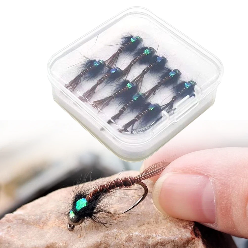 10pcs Fly Hooks Flyfishing Flies Insect Lures Baits Decoy Bait Sinking Fishhook Simulation Bionic Fake Bait Carp Fishing Lure
10pcs Fly Hooks Flyfishing Flies Insect Lures Baits Decoy Bait Sinking Fishhook Simulation Bionic Fake Bait Carp Fishing Lure
