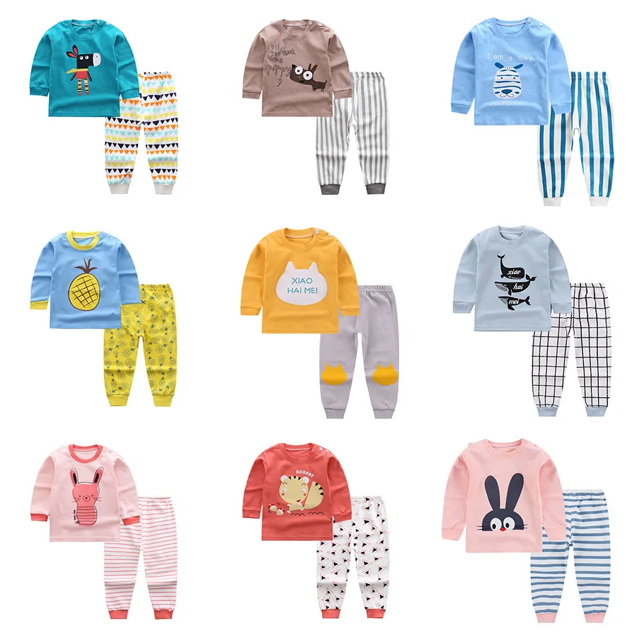 New Kids Boys Girls Pajama Sets Cartoon Print Long Sleeve O-Neck T-Shirt Tops with Pants Toddler Baby Autumn Sleeping Clothing
New Kids Boys Girls Pajama Sets Cartoon Print Long Sleeve O-Neck T-Shirt Tops with Pants Toddler Baby Autumn Sleeping Clothing