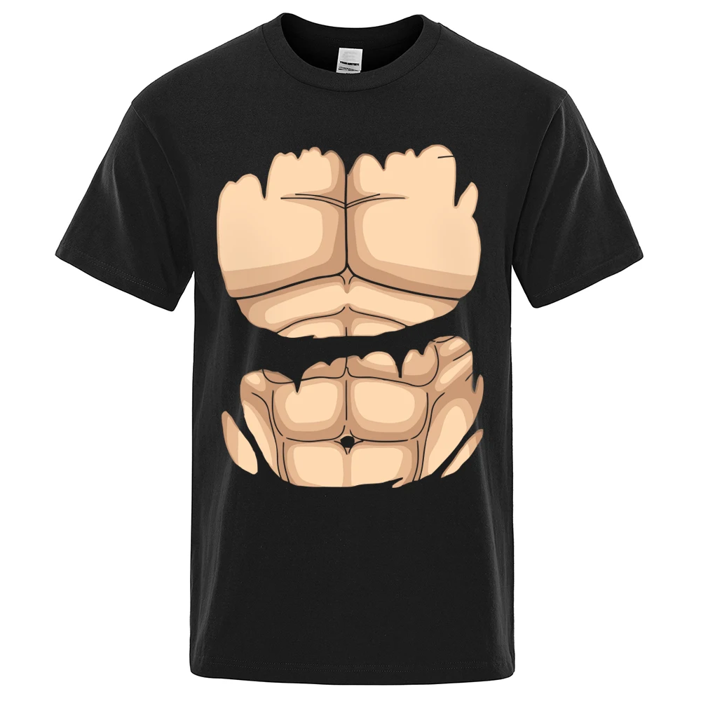 3D realistic chest muscles Printed T-Shirts Men Casual Fitness Short Sleeve Cotton Breathable Tops Loose Abs Streetwear Male
3D realistic chest muscles Printed T-Shirts Men Casual Fitness Short Sleeve Cotton Breathable Tops Loose Abs Streetwear Male