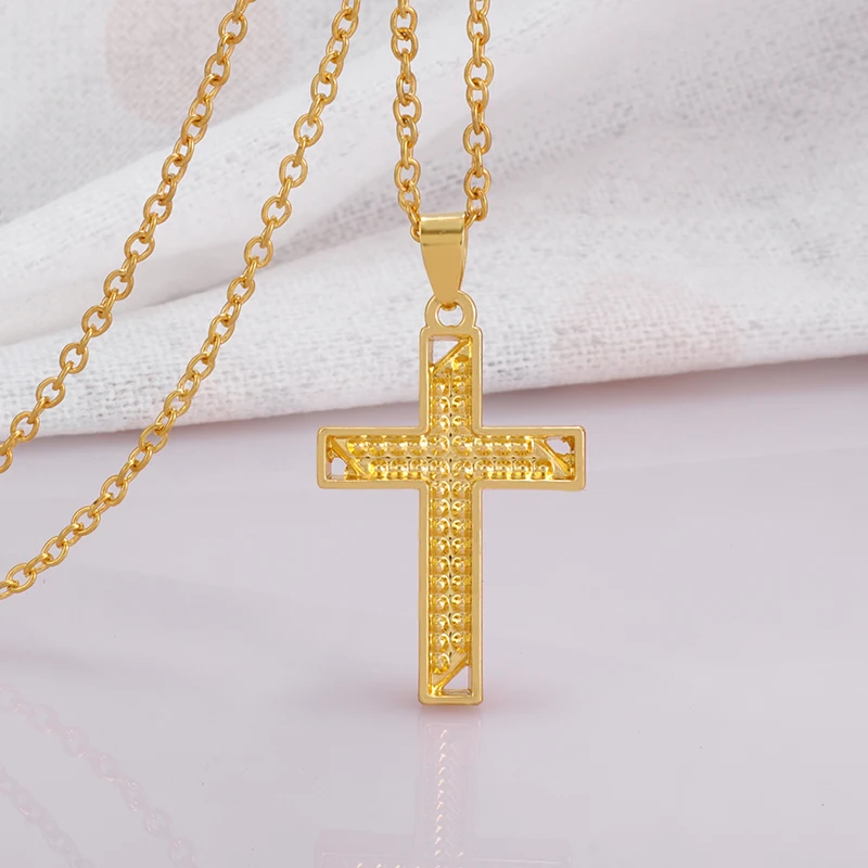 Women's Fashion Religious Style Full Zircon Inlaid Cross Pendant Necklace Prom Banquet Jewelry Accessories
Women's Fashion Religious Style Full Zircon Inlaid Cross Pendant Necklace Prom Banquet Jewelry Accessories