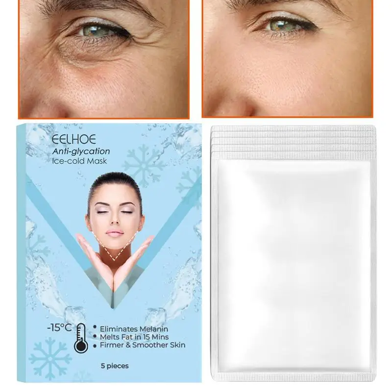 Cooling Facial Masque 5pcs Anti-glycation Ice Cold Face Masque 5pcs Moisturizing Facial Skincare Sheet Face Moisturizer Patches
Cooling Facial Masque 5pcs Anti-glycation Ice Cold Face Masque 5pcs Moisturizing Facial Skincare Sheet Face Moisturizer Patches