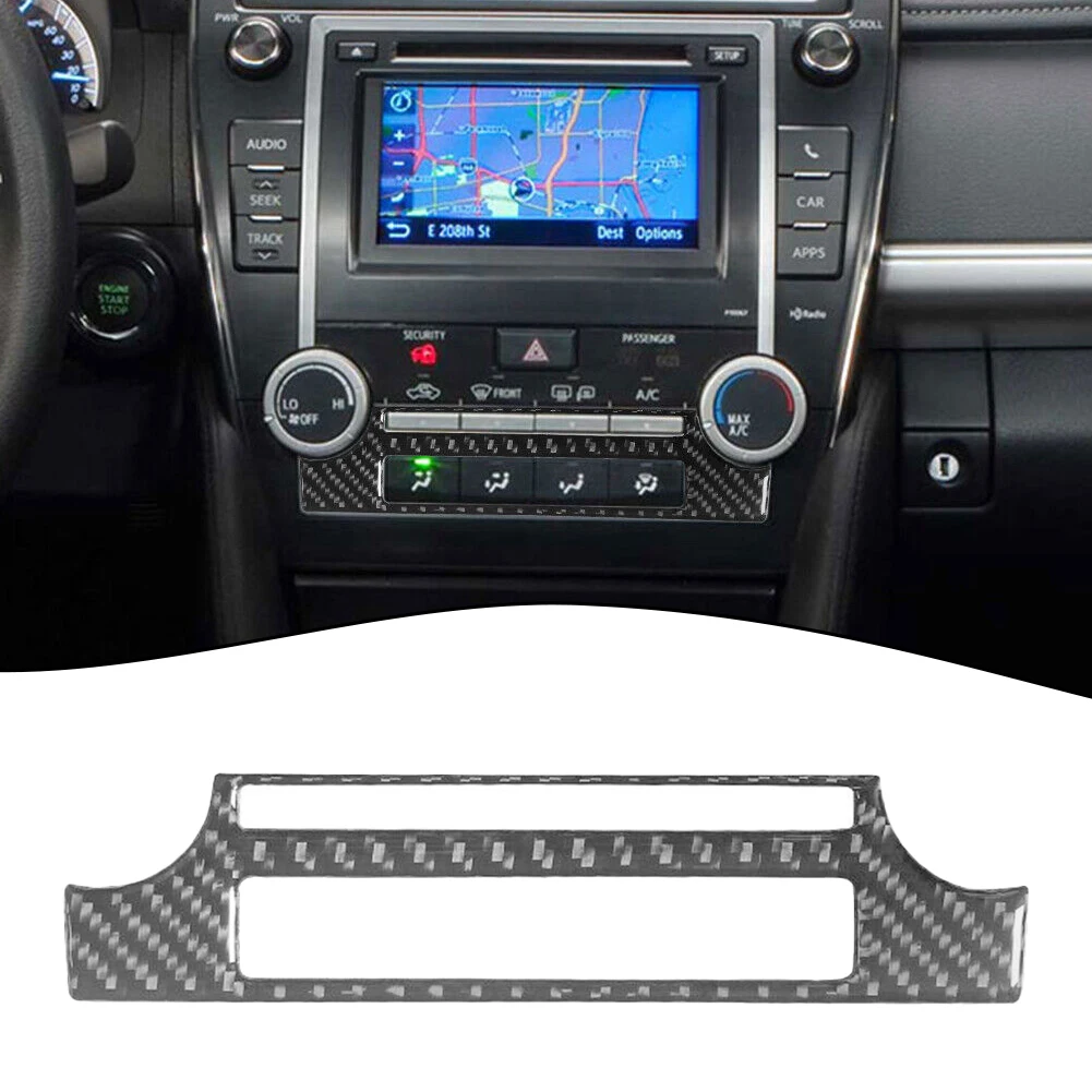 Для Toyota, для Camry 2012-2014, углеродное волокно, ручная климатическая консоль, внутренняя отделка, наклейки, центр A/C, панель управления, Обложка
Для Toyota, для Camry 2012-2014, углеродное волокно, ручная климатическая консоль, внутренняя отделка, наклейки, центр A/C, панель управления, Обложка