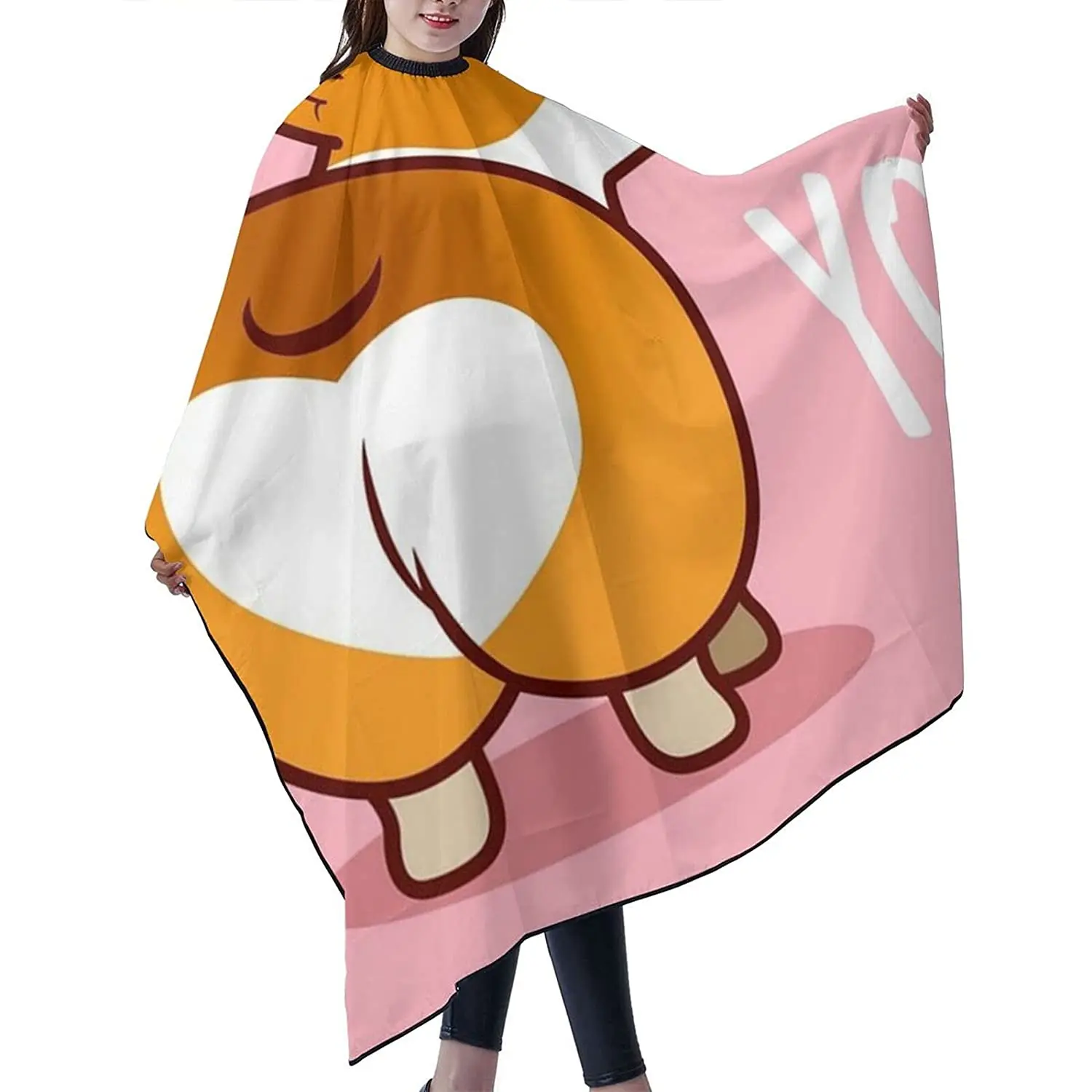 Corgi Dog Barber Cape Professional Salon Haircut Styling Cape for Unisex for Hair Treatment Cutting and Coloring 66x55 inch
Corgi Dog Barber Cape Professional Salon Haircut Styling Cape for Unisex for Hair Treatment Cutting and Coloring 66x55 inch