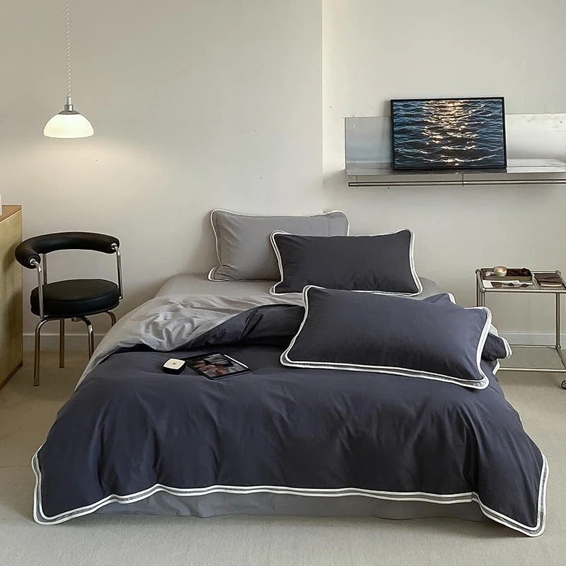 100%Flax Washed Cotton Shabby Gray Bedding Set Double Queen King 4Pcs(1Duvet Cover 1Bed Sheet 2 Pillow Shams) Durable Soft Comfy
100%Flax Washed Cotton Shabby Gray Bedding Set Double Queen King 4Pcs(1Duvet Cover 1Bed Sheet 2 Pillow Shams) Durable Soft Comfy