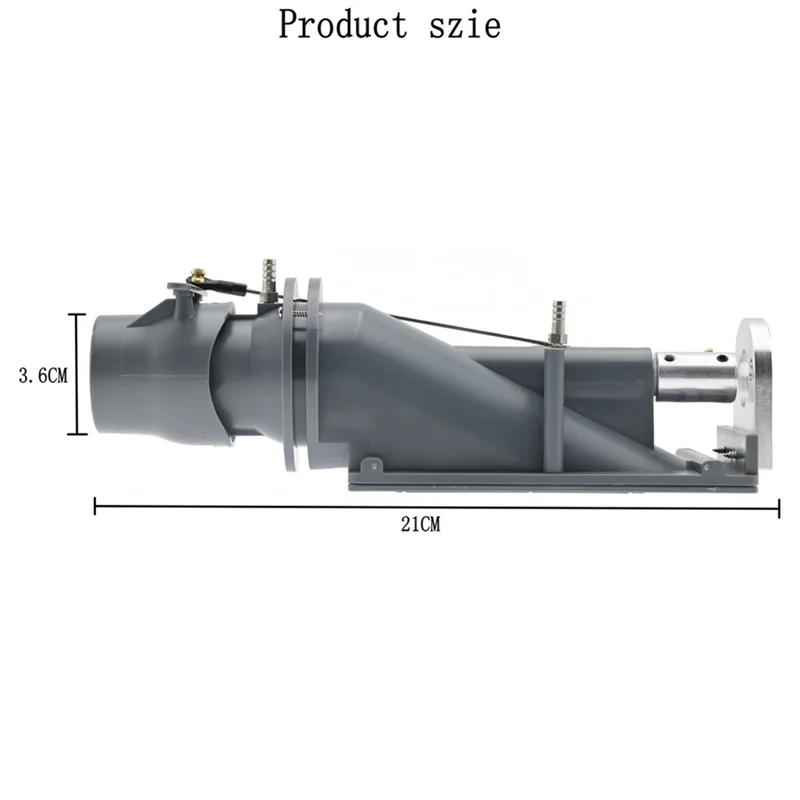 40mm Water Jet Thruster Power Sprayer Pump 3 Blades Propeller Coupling and 775 Motor for RC Jet Boat,Gray
40mm Water Jet Thruster Power Sprayer Pump 3 Blades Propeller Coupling and 775 Motor for RC Jet Boat,Gray