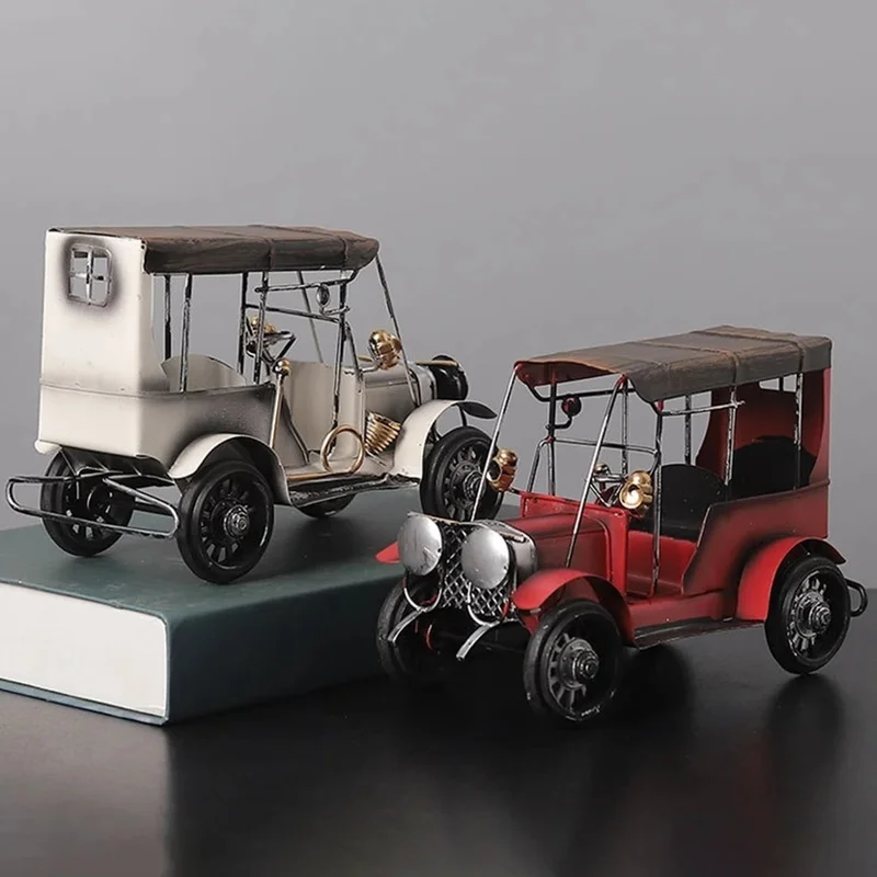 Vintage Iron Art Old Car Model Craft Desktop Ornament Kids Toy Collection Gift
Vintage Iron Art Old Car Model Craft Desktop Ornament Kids Toy Collection Gift
