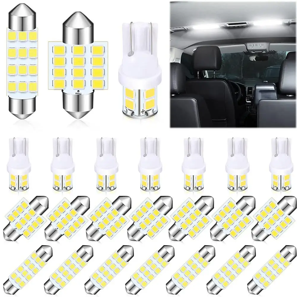 24pcs DC 12V T10 Width Light LLED Combination Set 6500K 150LM Indoor Reading Lamp License Plate Light 
24pcs DC 12V T10 Width Light LLED Combination Set 6500K 150LM Indoor Reading Lamp License Plate Light