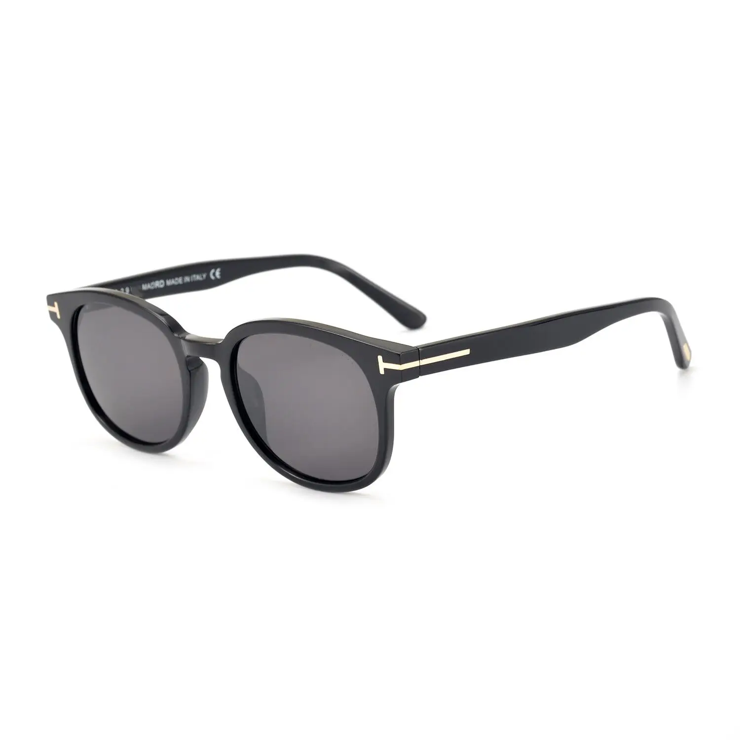 

Men's Outdoor Polarized Sunglasses Brand TF0399 Women's Round Acetate Beach Tourism Driving Sunglasses High Quality