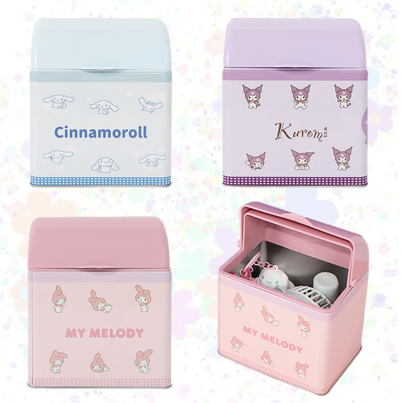 Sanrioed Kawaii Co-branded Tinplate Clamshell Storage Box My Melody Cinnamoroll Kuromi Anime High-value Desktop Storage Cute
Sanrioed Kawaii Co-branded Tinplate Clamshell Storage Box My Melody Cinnamoroll Kuromi Anime High-value Desktop Storage Cute