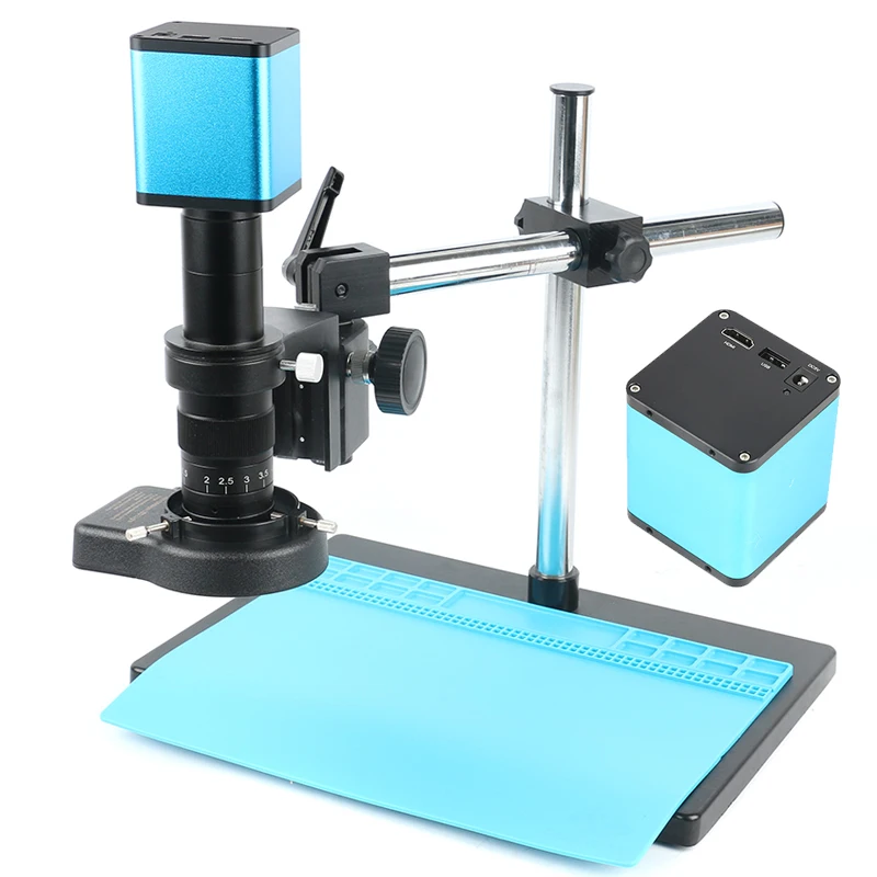 Autofocus SONY Sensor HDMI Industry Video Microscope Camera Set + 180X C Mount Lens + Stand + 144 LED Ring Light + 10.1" LCD
Autofocus SONY Sensor HDMI Industry Video Microscope Camera Set + 180X C Mount Lens + Stand + 144 LED Ring Light + 10.1" LCD
