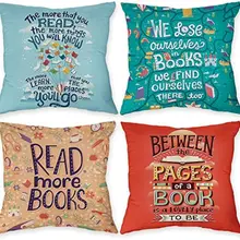 Colorful pillowcases, decorative family reading rooms, gifts for junior teachers, throw pillowcases, sofa cushion covers