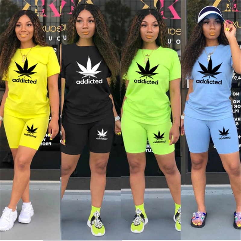 Summer Women Short Sleeve O-Neck Tee Top Pencil Shorts Suits Two Piece Set Sporty Active Tracksuit Outfit Top Tees Ropa De Mujer
Summer Women Short Sleeve O-Neck Tee Top Pencil Shorts Suits Two Piece Set Sporty Active Tracksuit Outfit Top Tees Ropa De Mujer