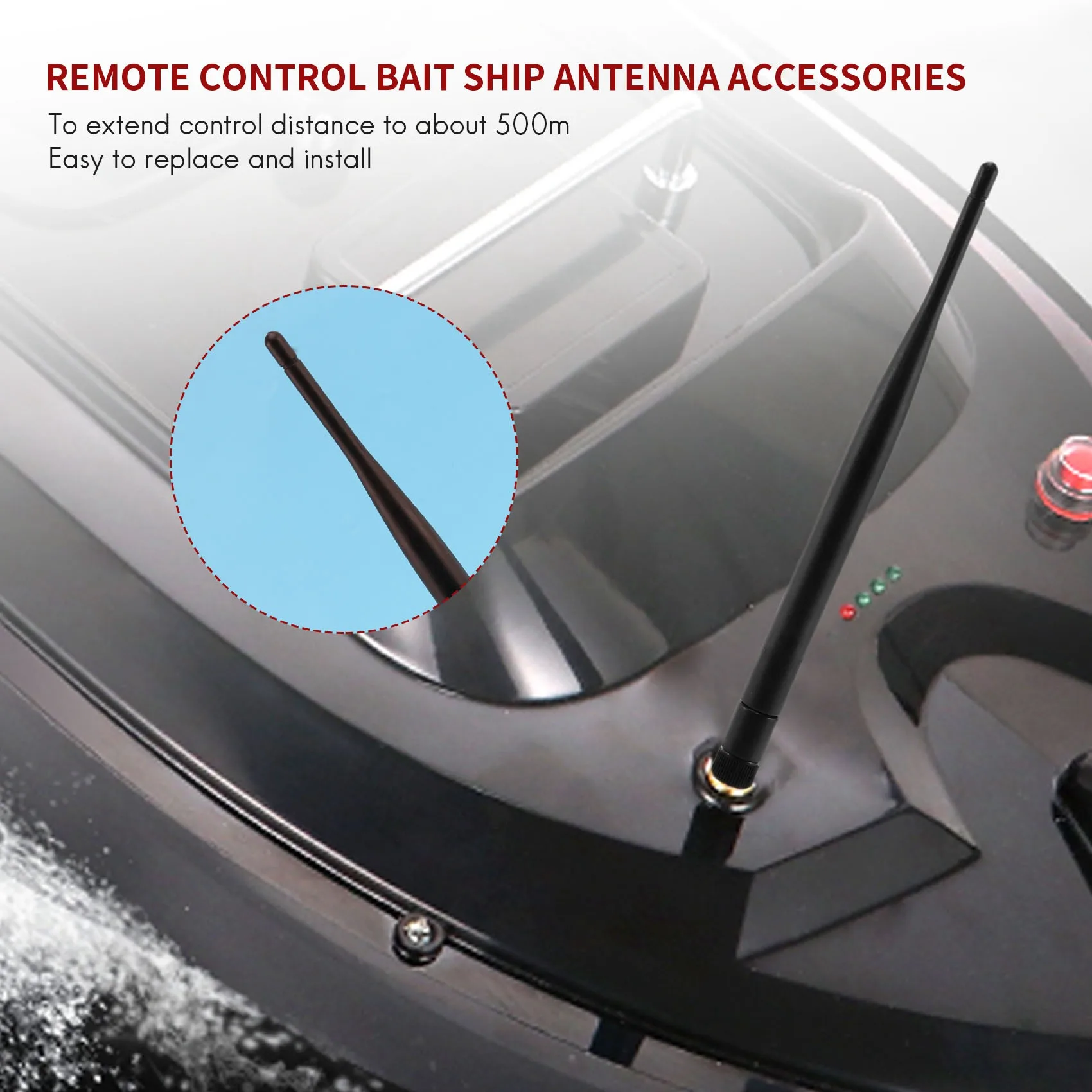 

Антенна для лодки с дистанционным управлением для Flytec 2011-5 1,5 кг