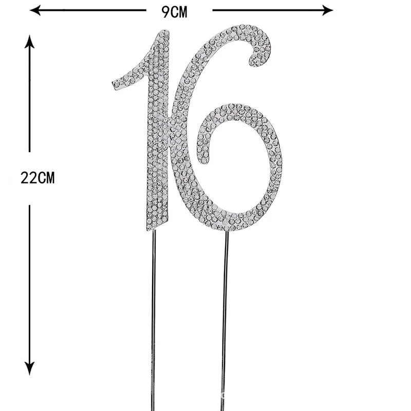Топпер для торта на 15-й день рождения или годовщину, со стразами, аксессуары для вечеринок
Топпер для торта на 15-й день рождения или годовщину, со стразами, аксессуары для вечеринок