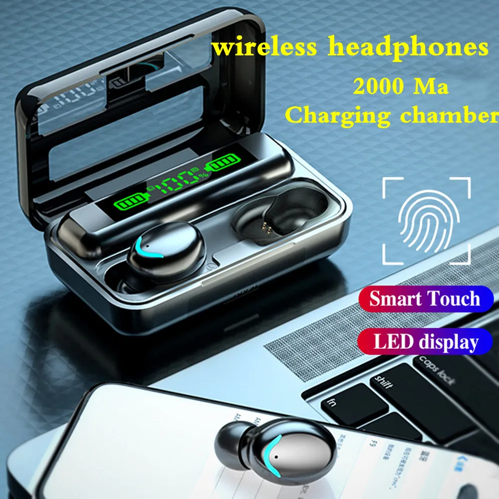 Беспроводные Bluetooth-наушники TWS со светодиодным дисплеем и зарядным футляром, ма
Беспроводные Bluetooth-наушники TWS со светодиодным дисплеем и зарядным футляром, ма