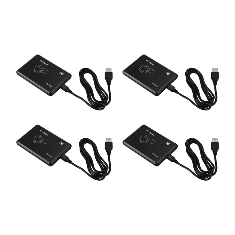 4X USB RFID Desktop ID Card Reader Contactless Card Reader 
4X USB RFID Desktop ID Card Reader Contactless Card Reader