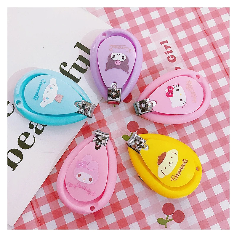 My Melody Cinnamoroll Cartoon Nail Clippers Cute Home Portable Nail Scissor Colorful Kids Toe Nail Trimmer Beauty Manicure Tools
My Melody Cinnamoroll Cartoon Nail Clippers Cute Home Portable Nail Scissor Colorful Kids Toe Nail Trimmer Beauty Manicure Tools