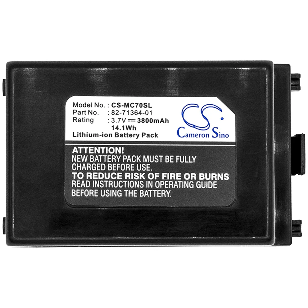Cameron Sino 3800mA Battery for Symbol MC7506,MC7596,MC7596-PZCSKQWA9WR,MC7598,MC75A,MC9097-K,MC9097-S
Cameron Sino 3800mA Battery for Symbol MC7506,MC7596,MC7596-PZCSKQWA9WR,MC7598,MC75A,MC9097-K,MC9097-S
